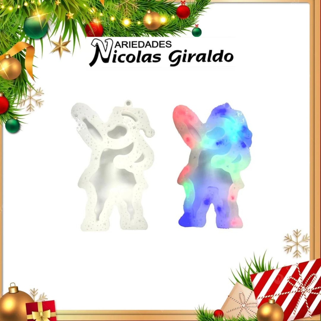 @LUZ FIGURA PEQUEÑA PAPA NOEL 