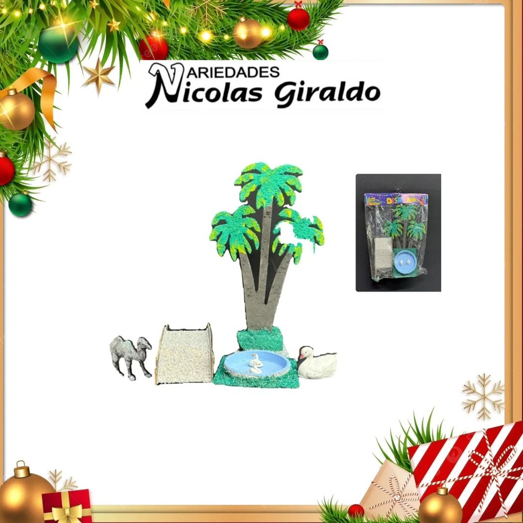 COMBO PALMERA CON LAGO 10004