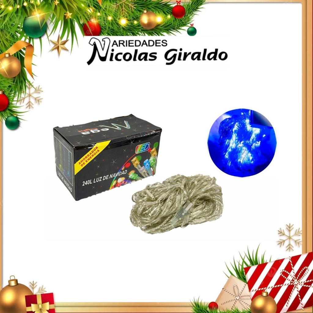 @INSTALACION CASCADA X240L AZUL 3MTS X 2MTS 