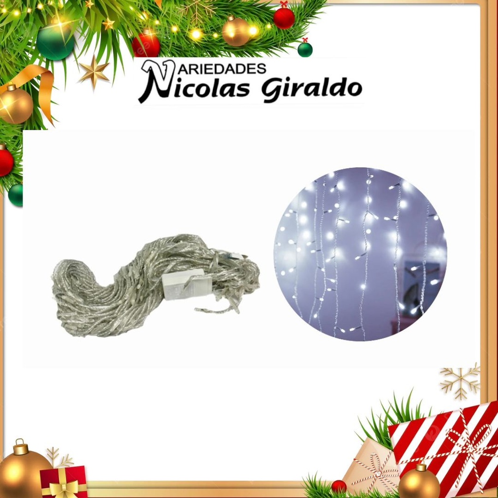 @INSTALACION CASCADA X240L BLANCA 3MTS X 2MTS