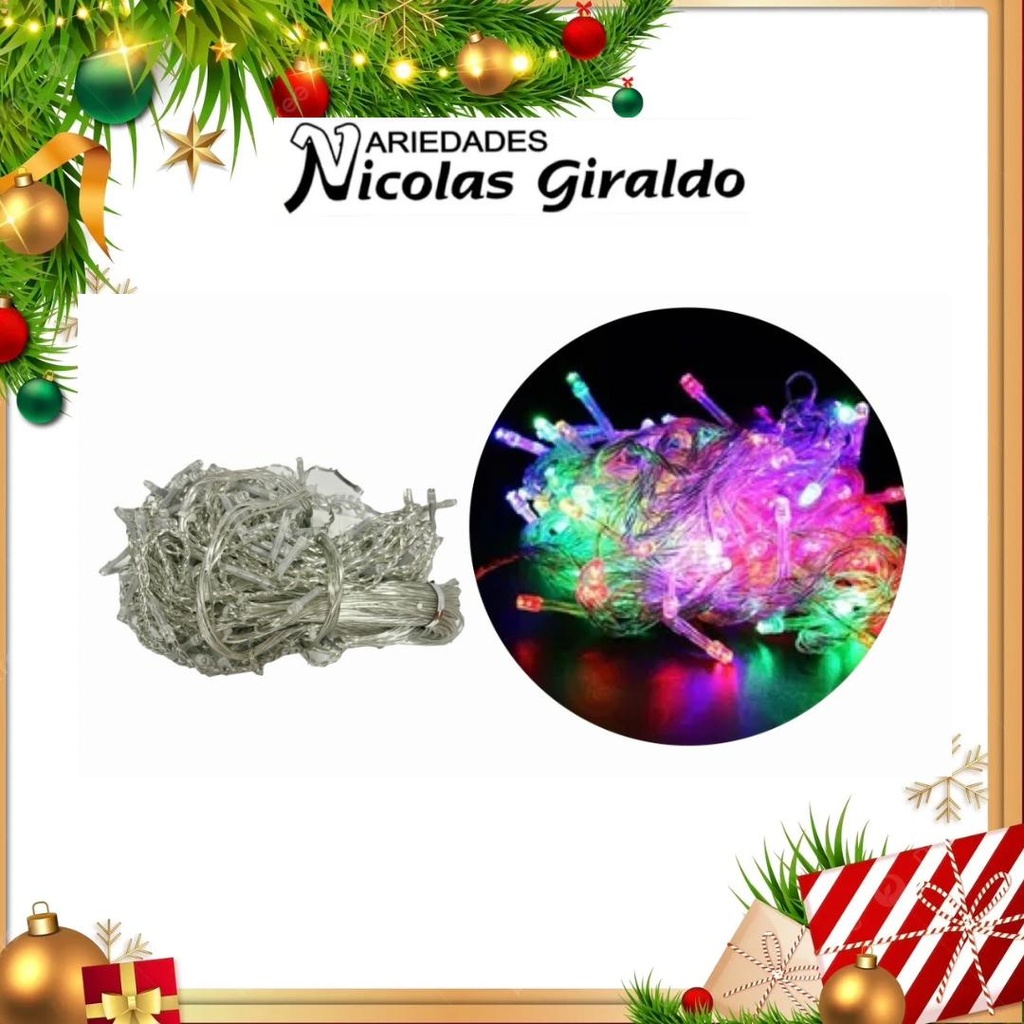 @INSTALACION CORTINA 200L MULTICOLOR 6MTS CABLE TRANS