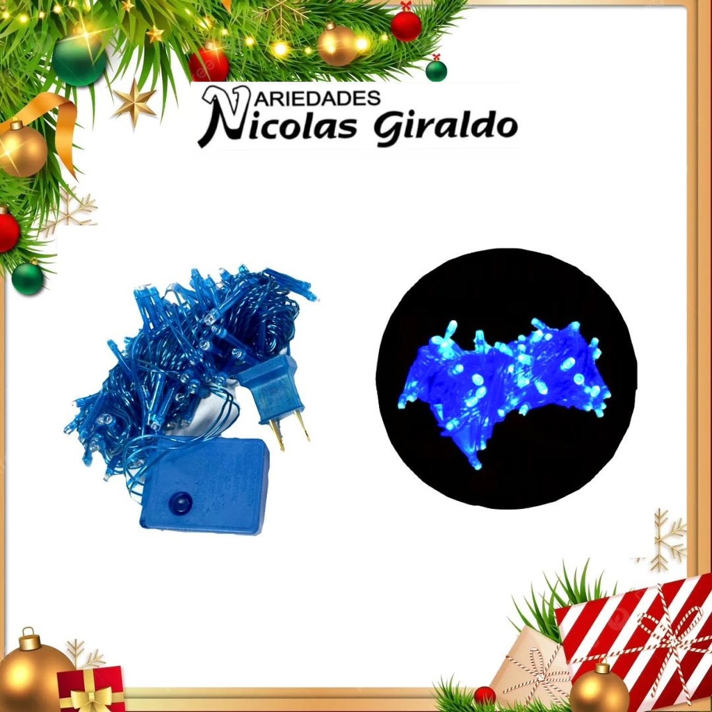 @INSTALACION LED X100L LINEAL AZUL 9 MTS CABLE AZUL