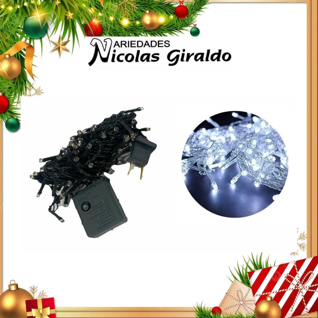 @INSTALACION LED X100L LINEAL BLANCA 9 MTS CABLE VERDE 