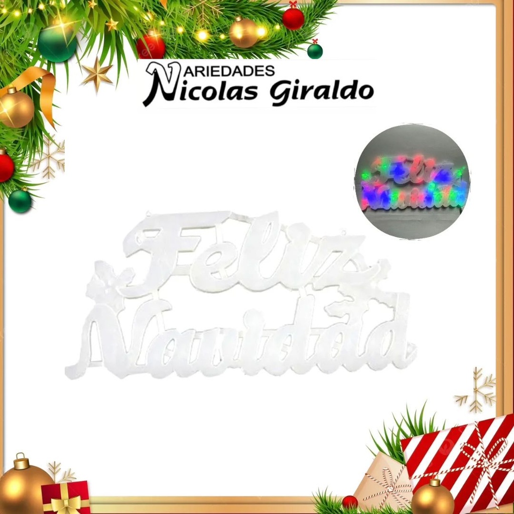 @LUZ FIGURA FELIZ NAVIDAD