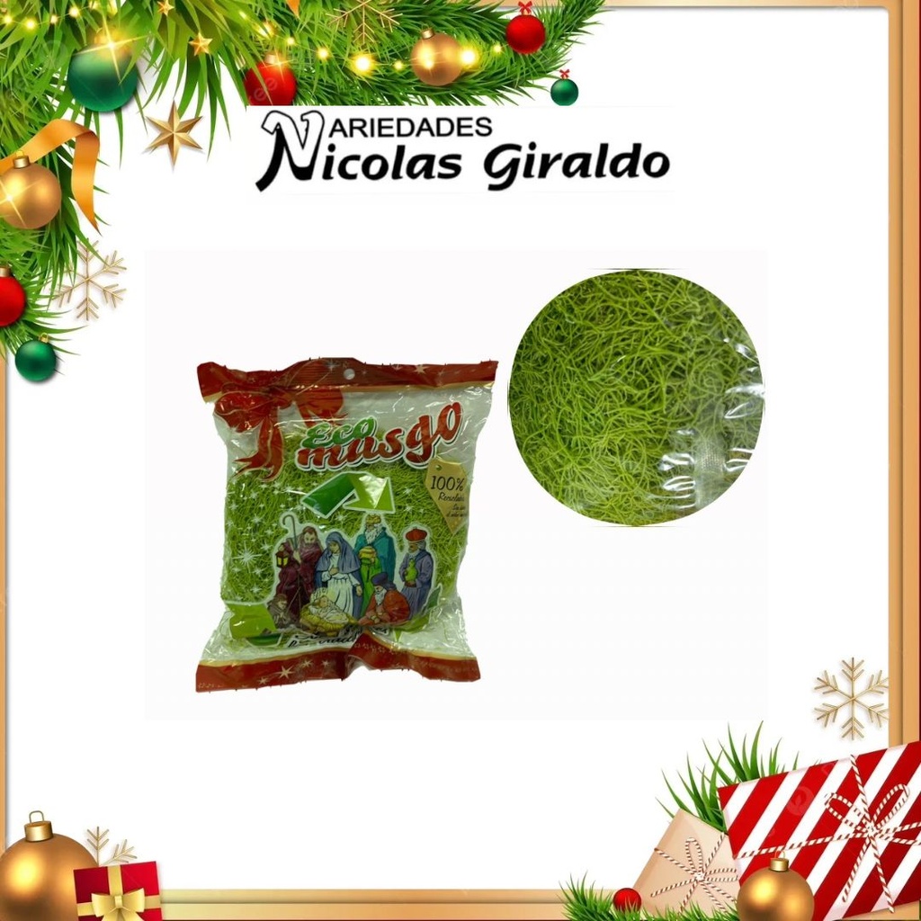 MUSGO ARTIFICIAL VERDE BICHE  