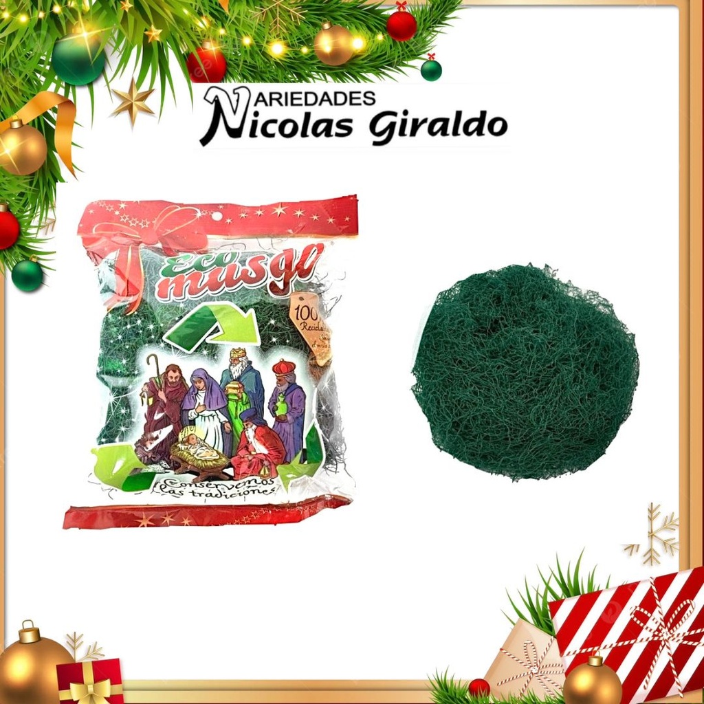 MUSGO ARTIFICIAL VERDE OSCURO