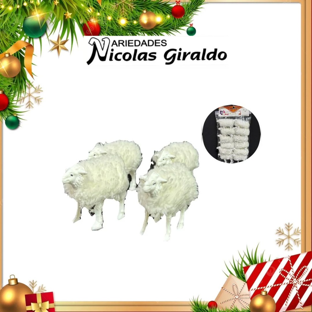 ANIMAL OVEJA PELUDA X12
