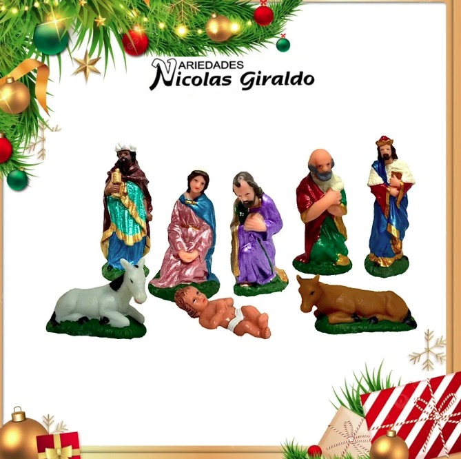 PESEBRE PLASTICO FINO #28 CM COLMUÑECOS