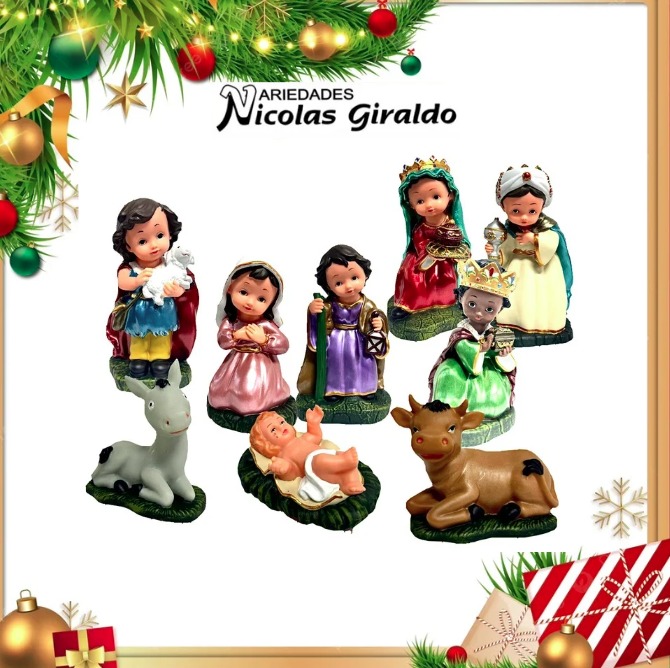 PESEBRE PLASTICO FINO #44 infantil COLMUÑECOS