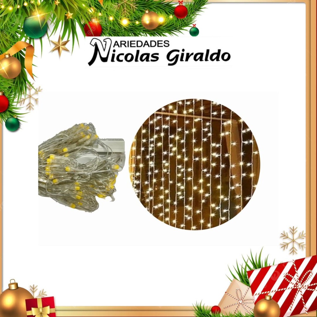 @INSTALACION MALLA LED 120L 2X1 MTS CALIDA