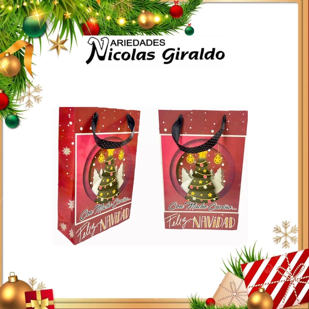 BOLSA REGALO CARIÑITO NAVIDAD MEDIANA