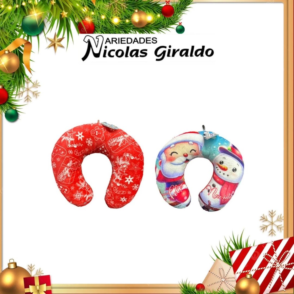 COJIN NAVIDEÑO FINO CUELLO 