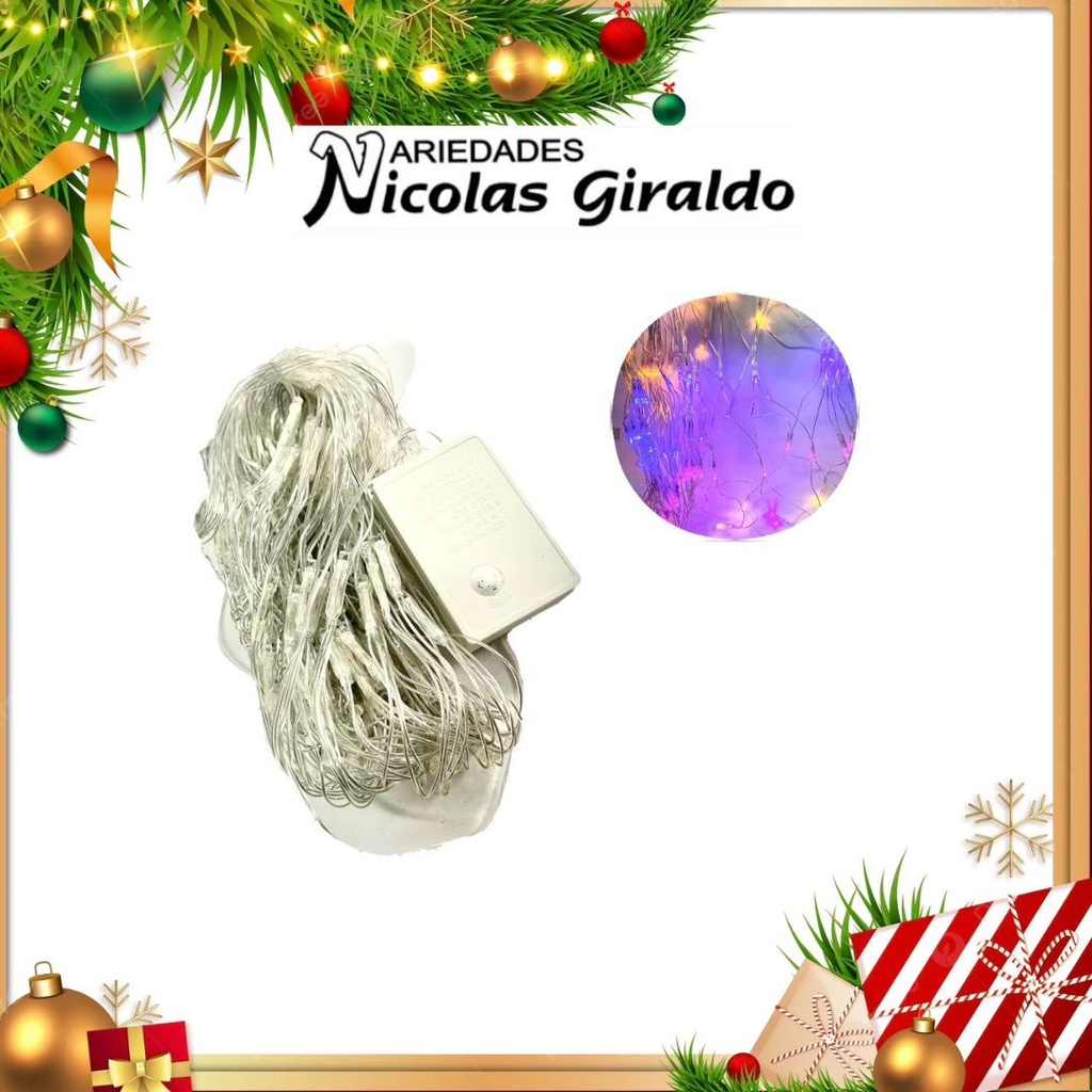 @INSTALACION MALLA LUZ LED 240L 320CM X80CM MULTICOLOR 