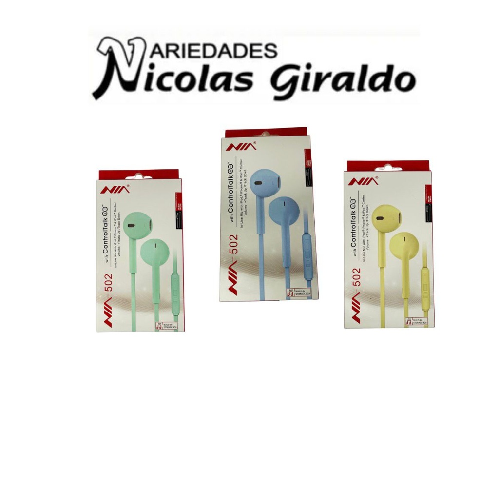 @Audifono caja nia 502