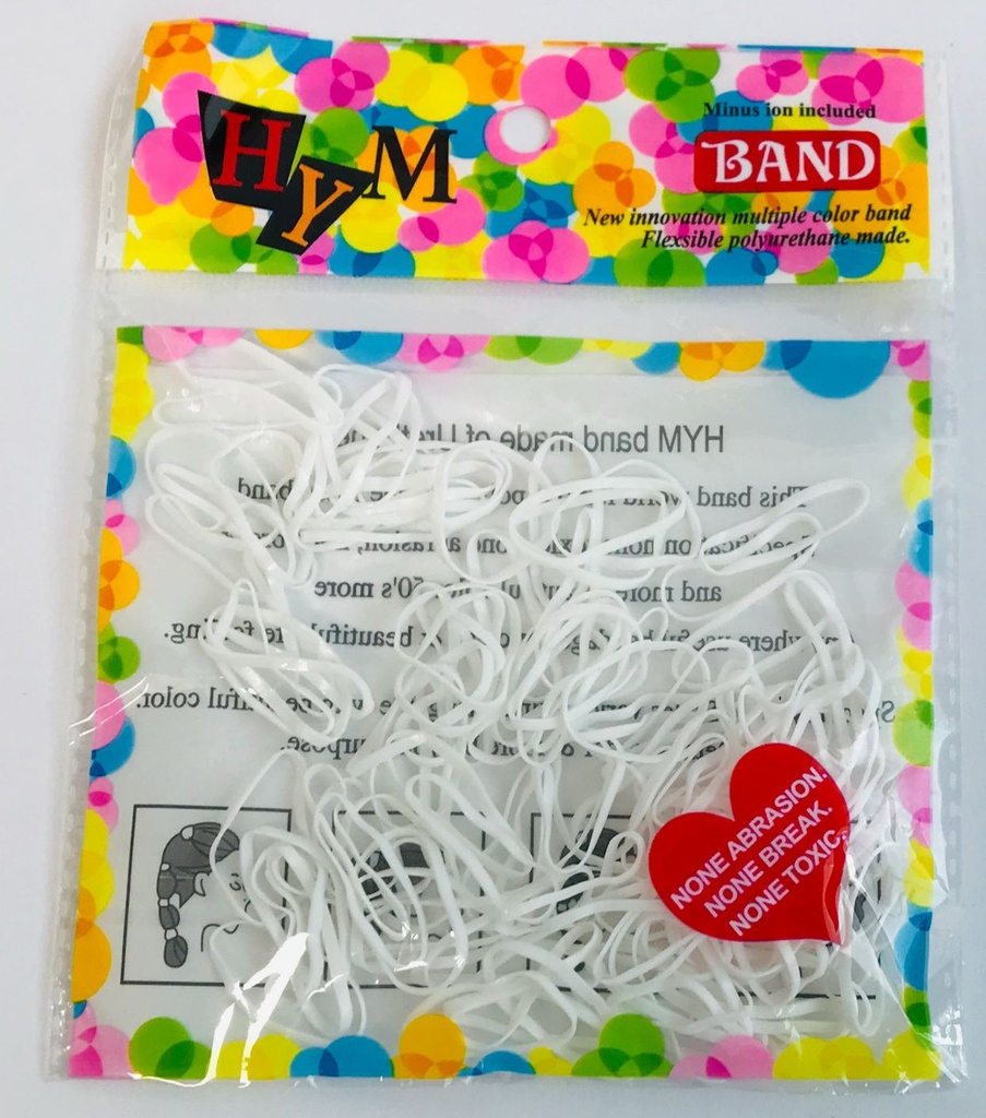 Caucho gomelo grueso blanco bolsa x12 