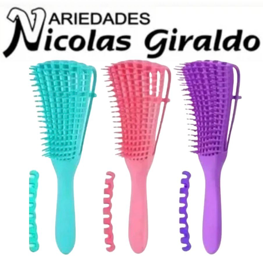 Cepillo peinar antifriz flexible 