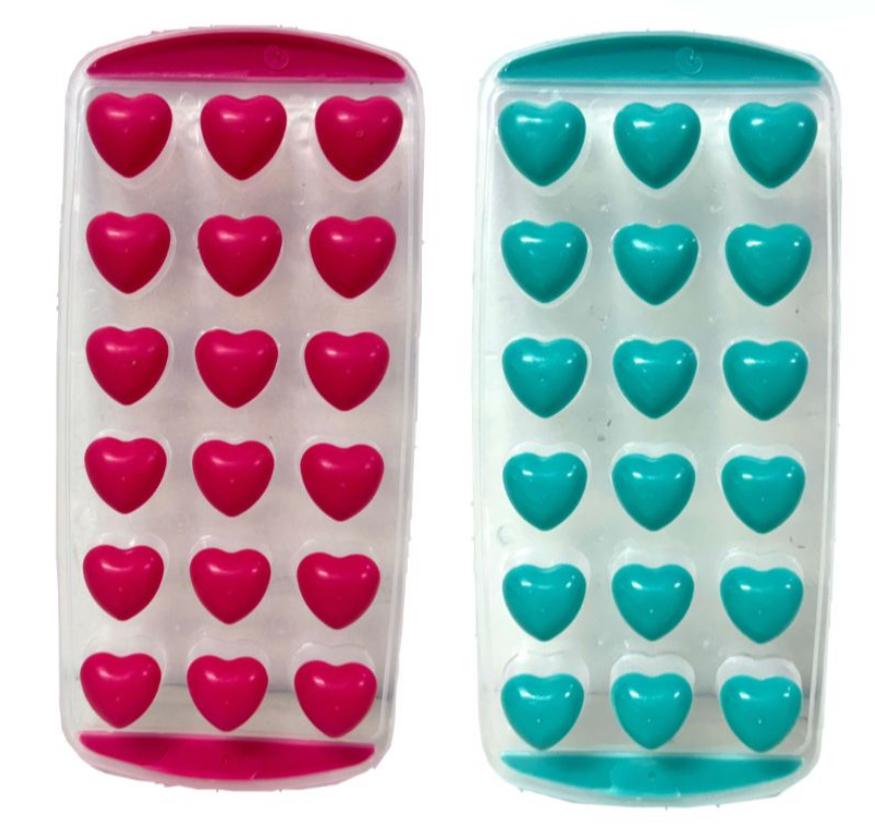 Cubeta hielo fina corazon