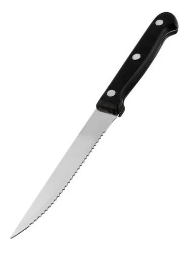 (1529MGT)Cuchillo cacha plastica sierra CAJA X12 