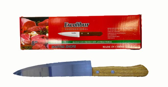 Cuchillo excalibur madera #8 CAJA X12 