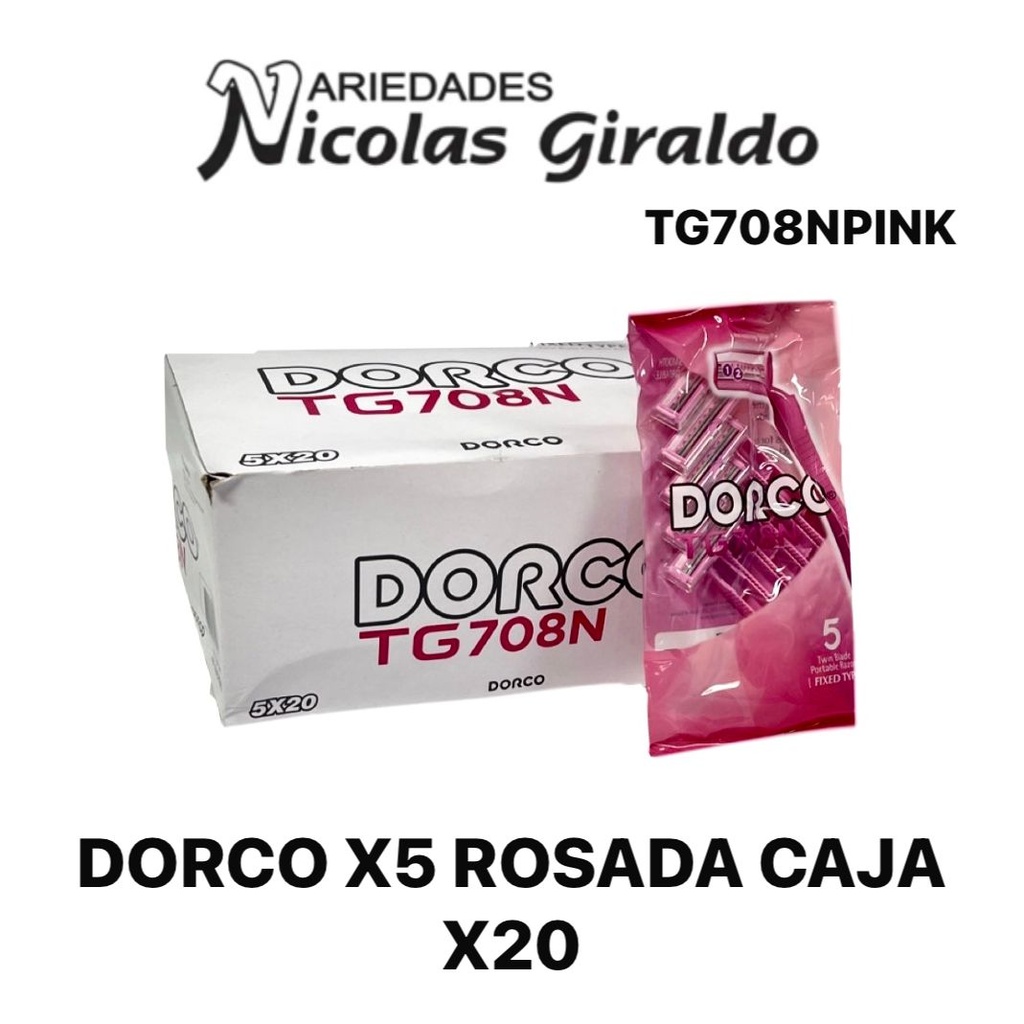 @Dorco x5 rosada caja x20