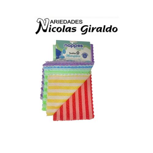 Limpion x5 nappes rayas