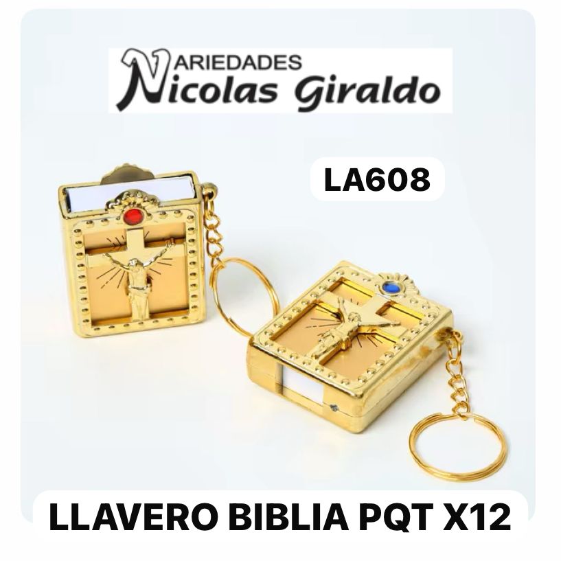 @Llavero biblia pqt x12 