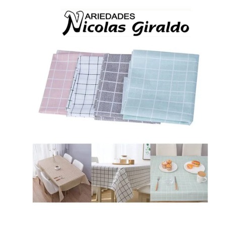 Mantel mesa fino cuadrado 137x137