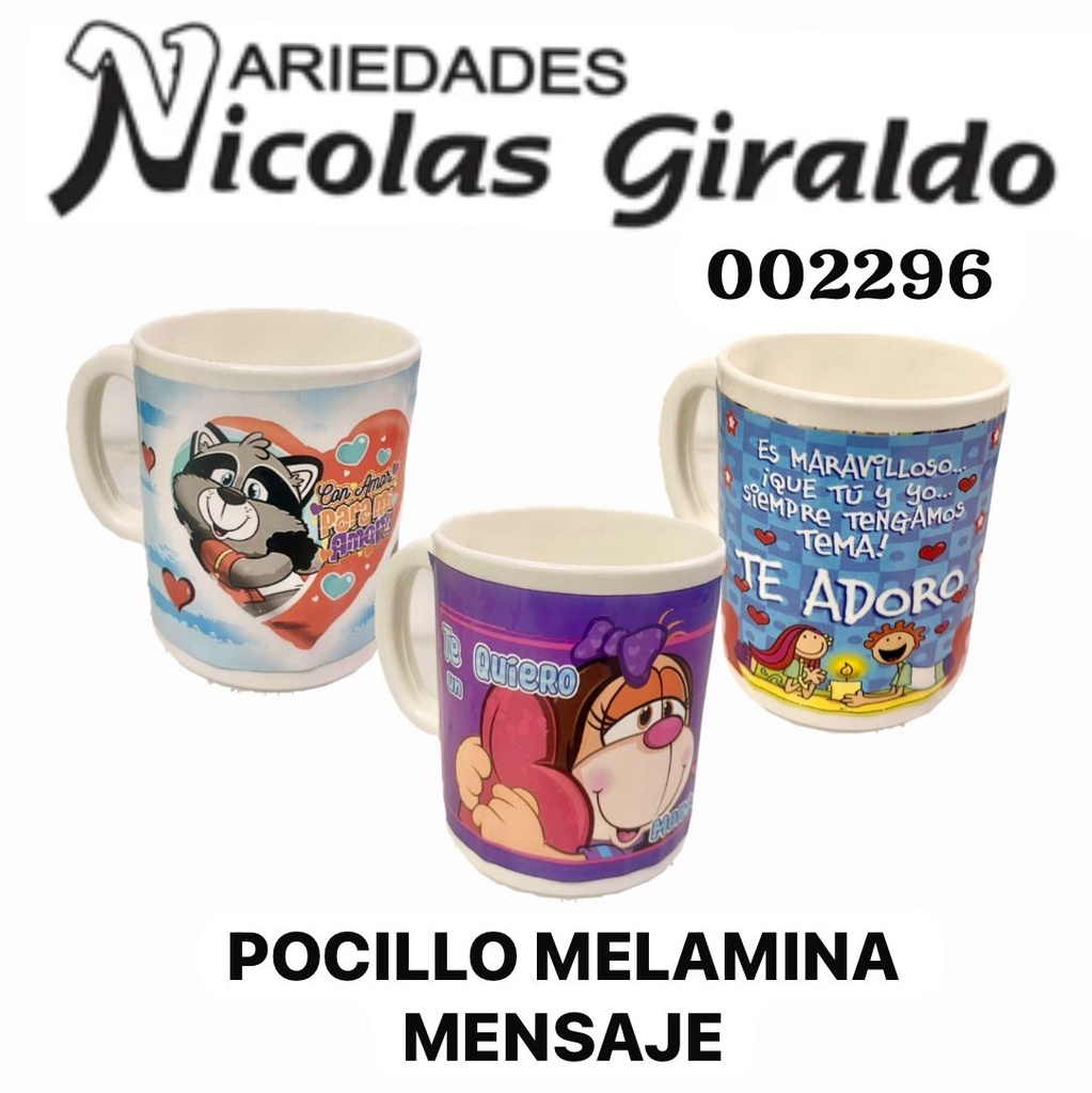 @Pocillo melamina mensaje 