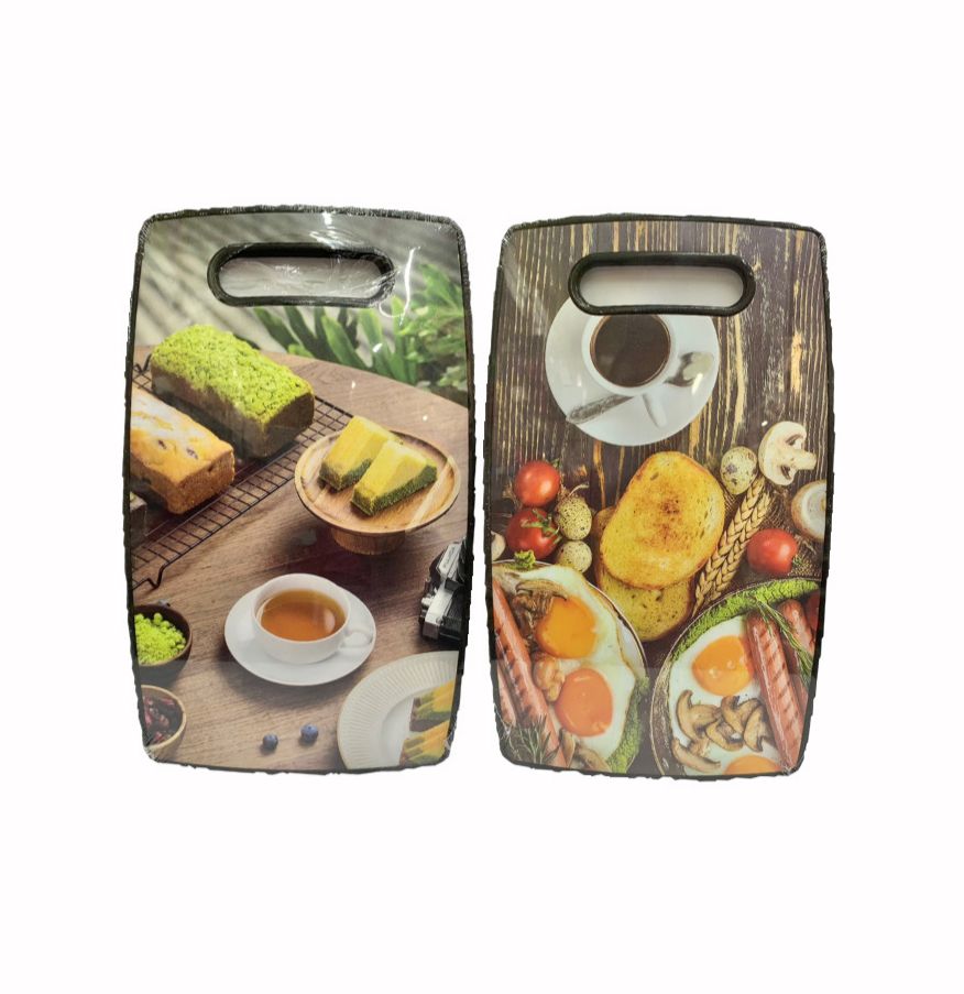 @Tabla picar estampada comida gruesa 23X37