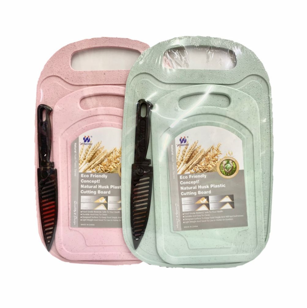 @Tabla picar x2 mas cuchillo ovalada pastel