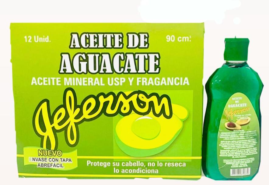 Aceite aguacate x90ml jeferson