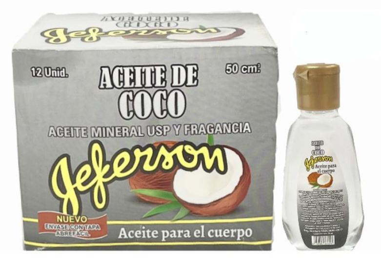 Aceite coco x50ml jeferson