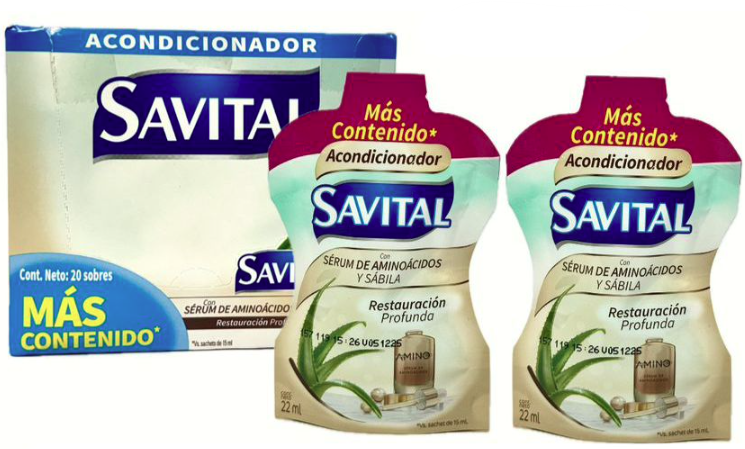 Acondicionador savital sobre caja x20