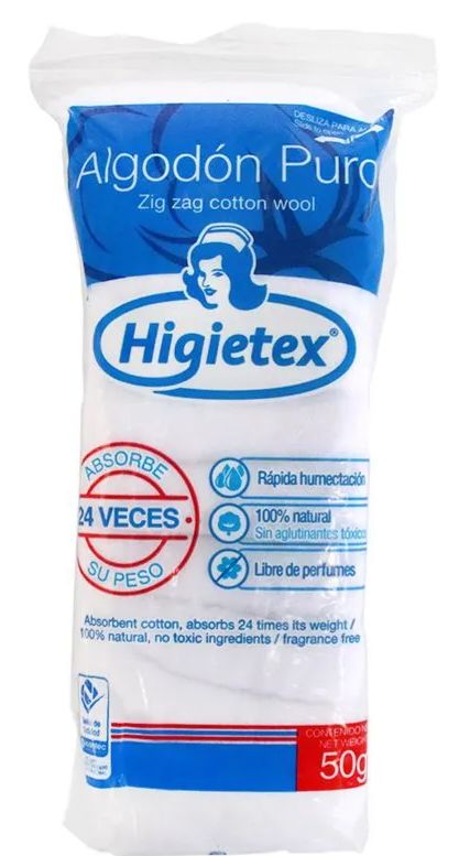 Algodon higietex x50g