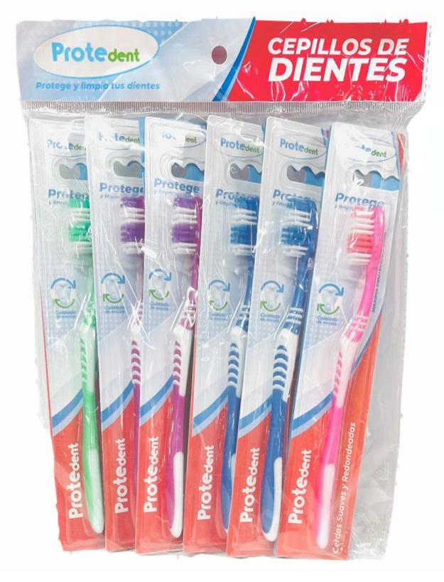 Cepillo dental adulto protedent x12