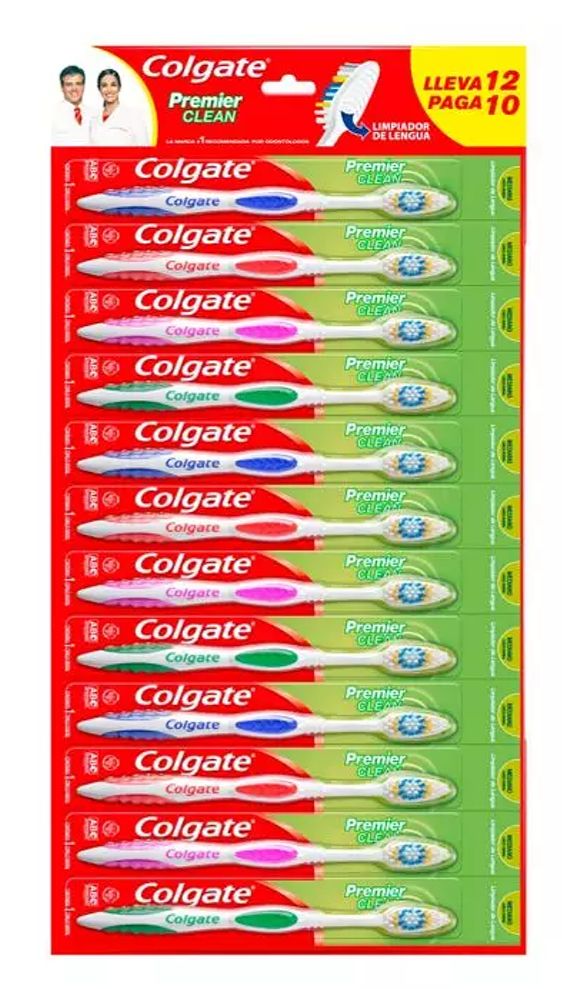 Cepillo dental colgate sencillo tira x12