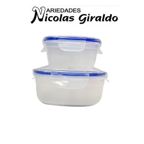 (H2202)Coca hermetica x 2 fina cuadrada beed