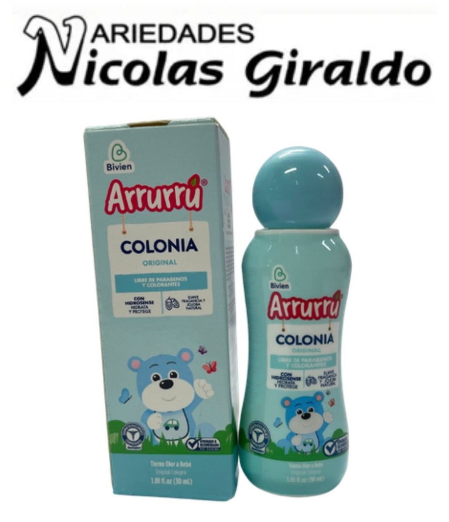Colonia arrurru mini azul