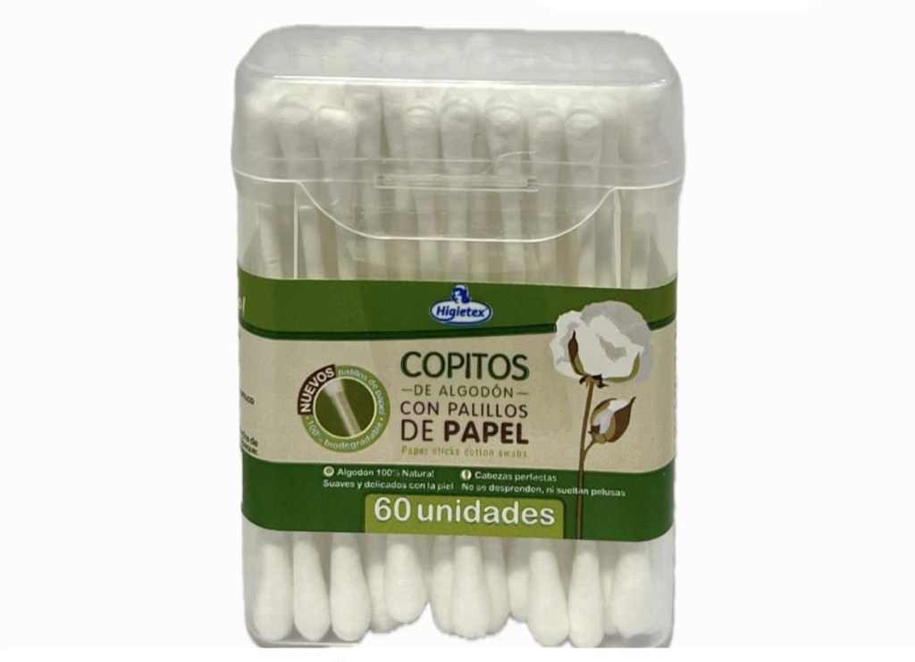 Copito ecologico cuadrado x50 higietex