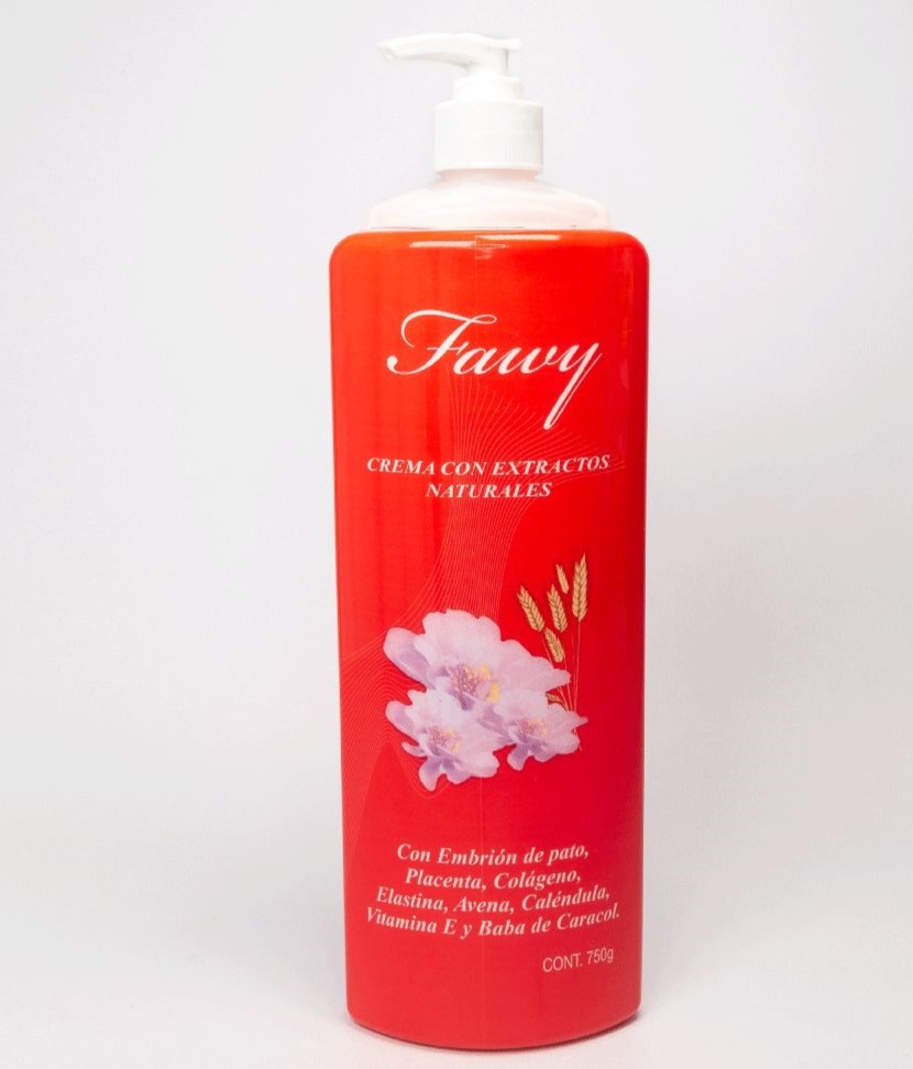 Crema corporal fawy roja x750ml