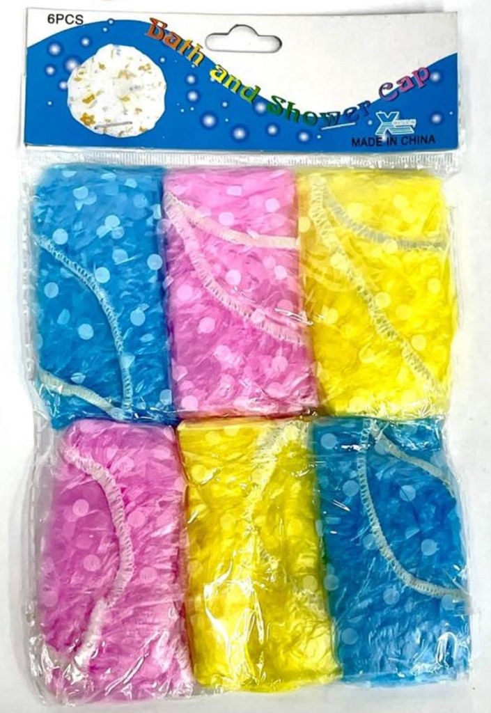 Gorro baño x6 paquete x12