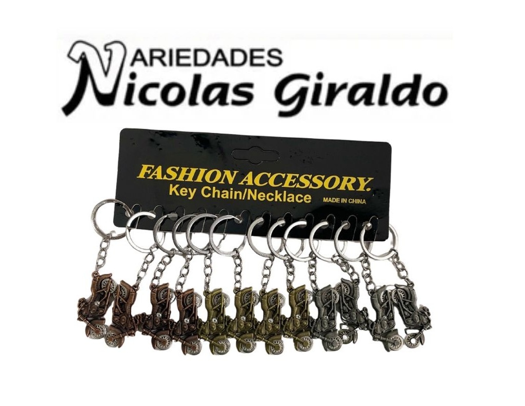 Llavero moto envejecida PQT X12