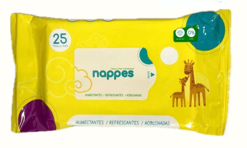 Pañitos humedo nappes x25