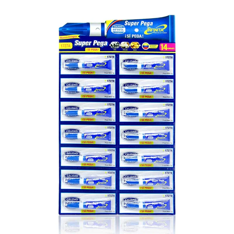 Pega loca infinita carton x14