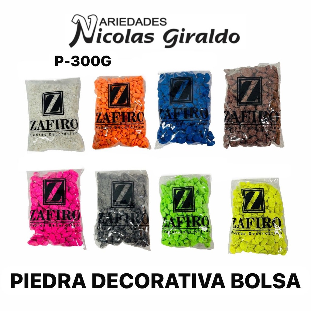 Piedra decorativa bolsa