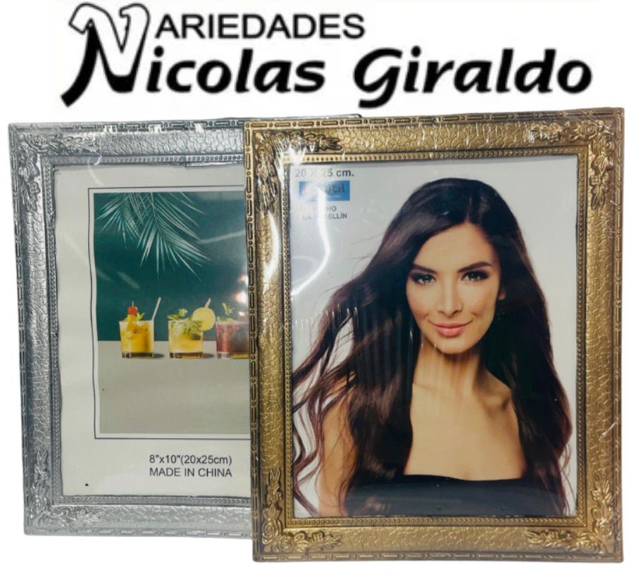 Porta retrato 20x25 marco plastico (delgado)