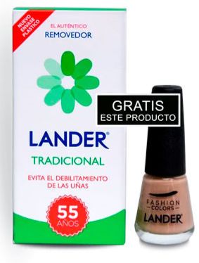 Removedor Lander mediano mas esmalte