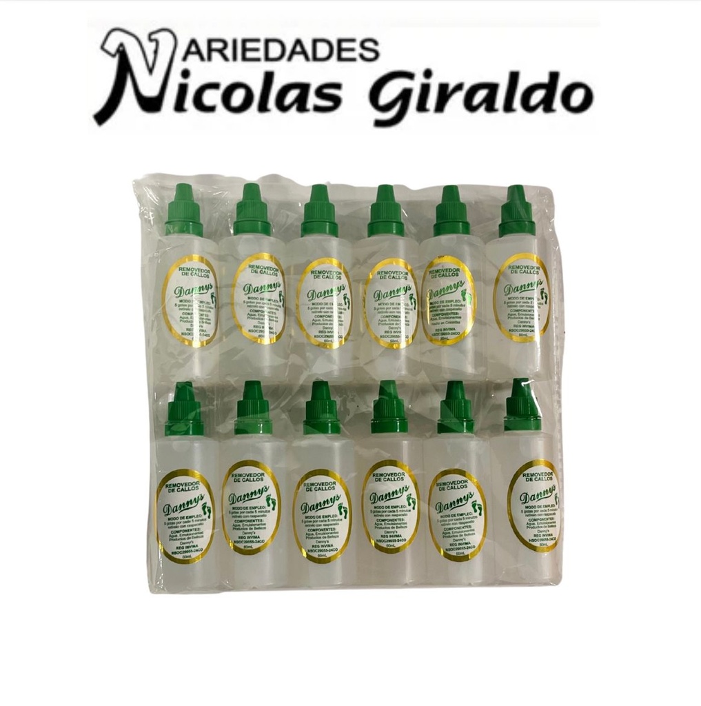 Removedor callos sencillo Dannys PQT X12 
