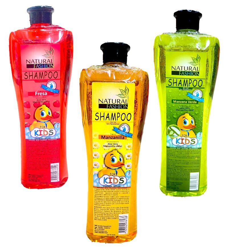 Shampoo bebe natural fashion x750ml