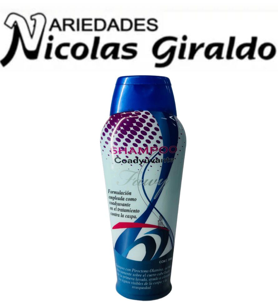 Shampoo fawy coadyuvante anticaspa x500ml